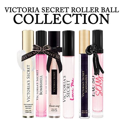 victoria secret rollerball perfume set.